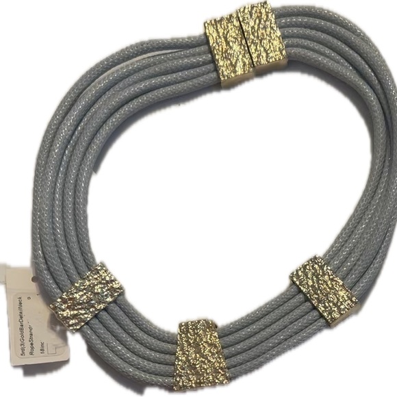 Avon Corded Necklace Bracelet Bundle Magnetic Closure Milano by Nanni NWT - Picture 2 of 5